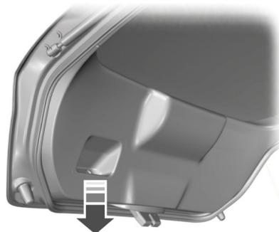 FORD MONDEO 2013 - Fermeture du couvercle de coffre à bagages - 2