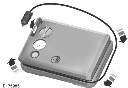 FORD MUSTANG 2018 - Retrait du contenant de produit d'obturation de la trousse - 2