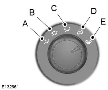 FORD RANGER 2012 - CLIMATISATION MANUELLE Commande de distribution d'air - 1