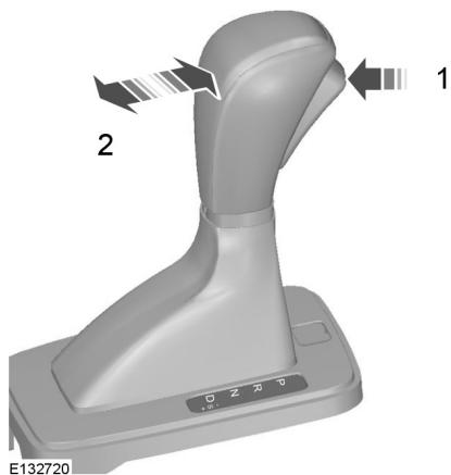 FORD RANGER 2012 - Positions du levier de vitesse - 1