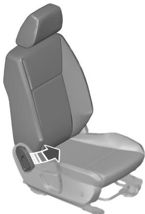 FORD RANGER 2012 - Réglagedl'inclinaisondoudossier de siège (siègesàcommande manuelle) - 1