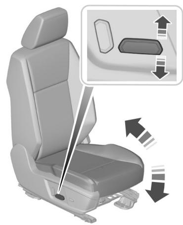 FORD RANGER 2012 - Inclinaison du siège (sièges à commande électrique) - 1