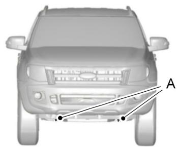 FORD RANGER 2012 - POINTS DE REMORQUAGE - 1