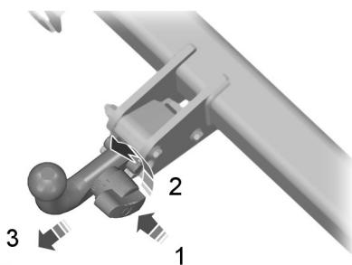 FORD RANGER 2012 - Dépose de la boule de remorquage - 1