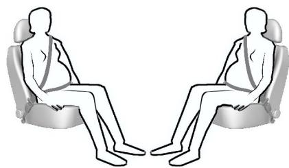 FORD RANGER 2012 - UTILISATION DESCEINTURES DE SECURITE PAR LES FEMMES ENCEINTES - 1