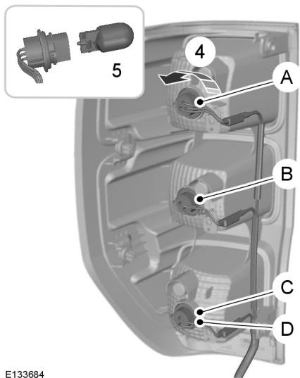 FORD RANGER 2012 - Feux arrière - 2