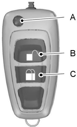 FORD RANGER 2012 - Verrouillage et déverrouillage   Déverrouillage du vehicule - 1