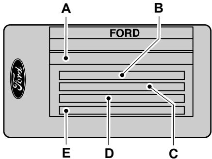 FORD TRANSIT 2010 - PLAQUE D'IDENTIFICATION DU VEHICULE - 1