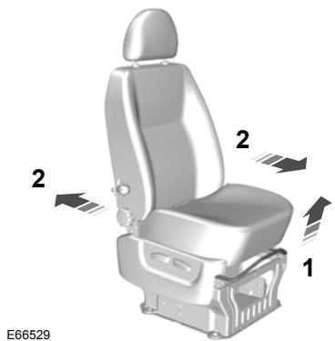 FORD TRANSIT 2010 - Avance et recul des sièges - 1