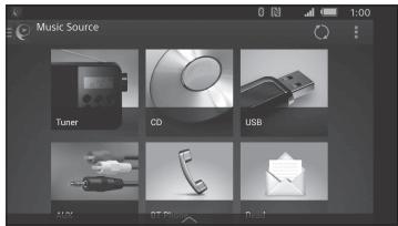 SONY MEX N5200BT.EUR,  MEX-N5200BT - Per visualizzare l'elenco di sorgenti - 1