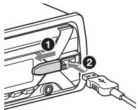 SONY MEX N5200BT.EUR,  MEX-N5200BT - Een USB-apparaat aansluiten - 1
