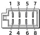 SONY MEX N5200BT.EUR,  MEX-N5200BT - To the car's speaker connector - 1