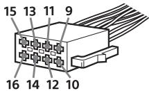 SONY MEX N5200BT.EUR,  MEX-N5200BT - Power connection diagram - 1