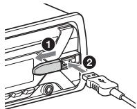 SONY MEX N5200BT.EUR,  MEX-N5200BT - Connecting a USB Device - 1