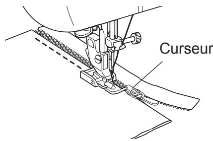TOYOTA 8000 - - Cousez le côté gauche de la fermetre à glissière - 9