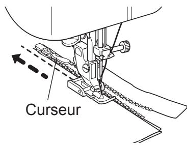 TOYOTA 8000 - - Cousez le côté gauche de la fermetre à glissière - 13