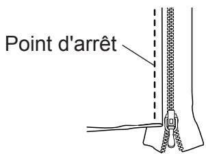 TOYOTA 8000 - - Cousez le côté gauche de la fermetre à glissière - 5