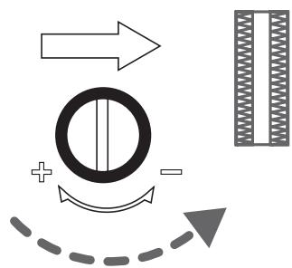 TOYOTA 8000 - - Réglage de la répartition des points de la boutonnière - 3