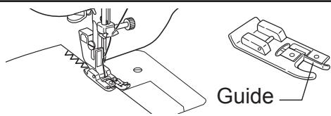 TOYOTA 8000 - - Utilisation du pied pour surfilage - 2