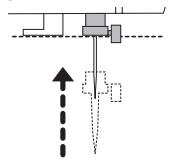 TOYOTA 8000 - Tournez le volant vers vous jusqu'à ce que l'aiguille soit relevée à son point le plus haut. - 1