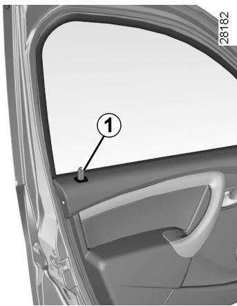 DACIA DUSTER 2010 - Déverrouillage des portes - 1