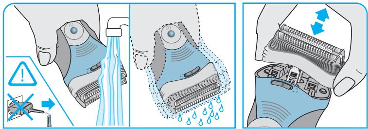 BRAUN 340S4,  340 SOIN GILLETTE,  340 S-4 WET AND DRY,  340S-4 WET & DRY GILLETTE,  340S-4 - 4