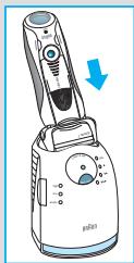 BRAUN 790CC-4 - Installation du système autonettoyant clean&renew - 7