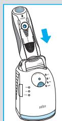BRAUN 790CC-4 - Parranajokoneen lataaminen ja puhdistaminen - 7