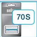 BRAUN 790CC-4 - Bytte av skjareblad og lamellkniv/ tilbakestilling - 2