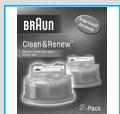 BRAUN 790CC-4 - Bytte av skjareblad og lamellkniv/ tilbakestilling - 4