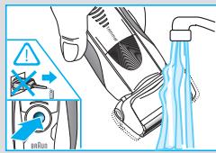 BRAUN 799CC-6WD,  SERIES 7 799CC-7 WET&DRY - Replacing the Foil &amp; Cutter cassette/reset - 1