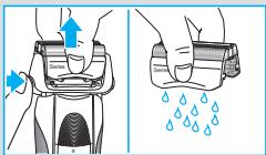 BRAUN 799CC-6WD,  SERIES 7 799CC-7 WET&DRY - De behuizing reinigen - 2