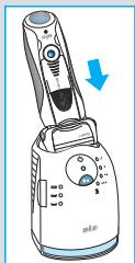 BRAUN 799CC-6WD,  SERIES 7 799CC-7 WET&DRY - Installation du système autonettoyant clean&amp;renew - 7