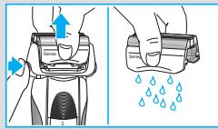 BRAUN 799CC-6WD,  SERIES 7 799CC-7 WET&DRY - Replacing the Foil &amp; Cutter cassette/reset - 2