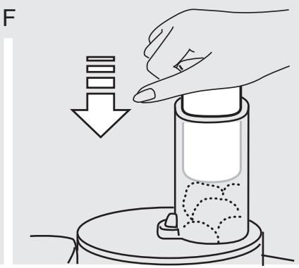 BRAUN K700-K700 BLACK - Lama pentru feliat fin - a ⑥ Viteza 1 - 2 - 2