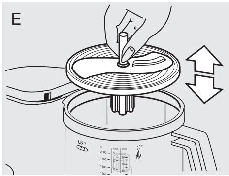 BRAUN K700-K700 BLACK - Utilizarea accesoriilor pentru feliat, măruntțit, răzuit. - 2