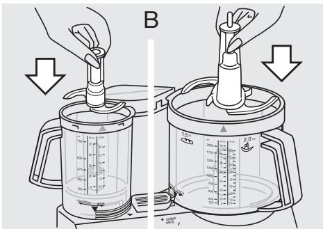 BRAUN K700-K700 BLACK - Montarea bolurilor ⑦ sì - 2