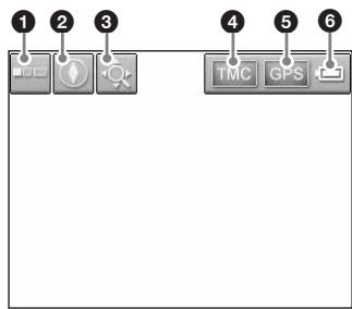 SONY NV-U50 - Información acerca del menu de herramentas del mapa - 1