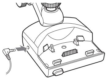 SONY NV-U50 - Plug the TMC aerial cord into the TMC aerial jack on the left side of the cradle. - 1
