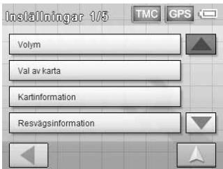 SONY NV-U50 - Peka på "Inställninger" och sedan på önskat alternative. - 1