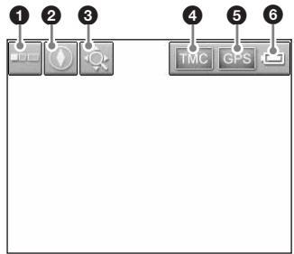SONY NV-U50 - Informazioni sul menu degli strumenti della mappa - 1