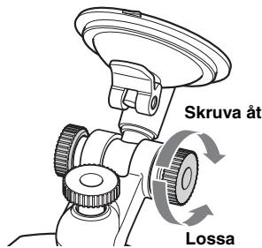 SONY NV-U50 - Montera fästet på vindrutan. - 3