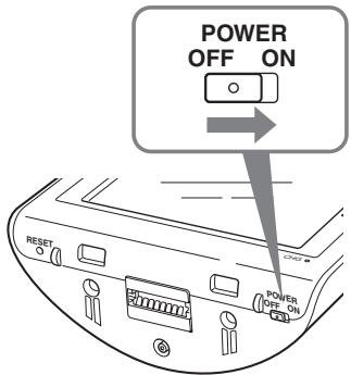SONY NV-U50 - About the main power switch - 1