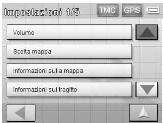 SONY NV-U50 - Toccare "Impostazioni", quando la voce desiderata. - 1
