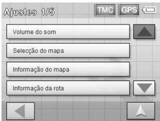 SONY NV-U50 - Toque em "Ajustes" e(depais na opção desejada. - 1