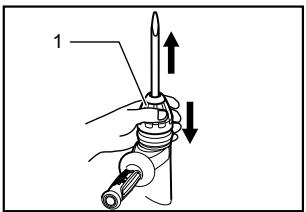 MAKITA HM0870C - Instalación o extracción de la punta de atornillar - 4