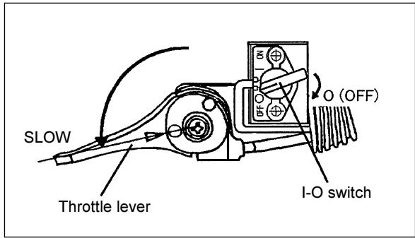 MAKITA SP252-4R - STOPPING THE ENGINE - 2