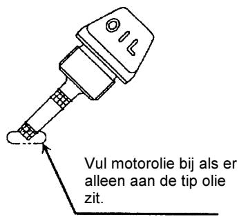 MAKITA SP252-4R - Opmerking 1 bij het verversen van de olie; de "oliepeilstok" - 1