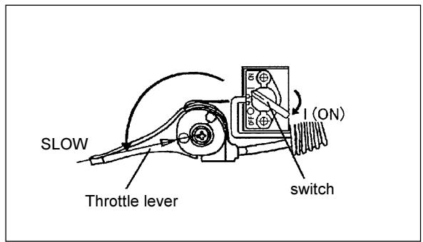 MAKITA SP252-4R - 1) When the engine is cold, or when the fuel it refueled - 1