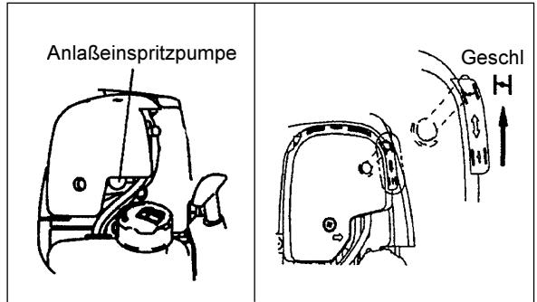 MAKITA SP252-4R - 1) Bei kaltem Motor oder wenn Kraftstoff aufgetankt wird - 2